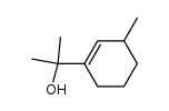 1-methyl-3-(α-oxy-isopropyl)-cyclohexene-(2) Structure