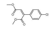 dimethyl 2-(4-chlorophenyl)maleate Structure