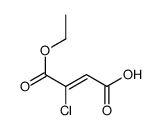 (Z)-3-chloro-4-ethoxy-4-oxobut-2-enoic acid Structure