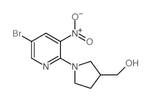 (1-(5-Bromo-3-nitropyridin-2-yl)pyrrolidin-3-yl)methanol picture