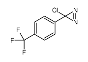 3-chloro-3-[4-(trifluoromethyl)phenyl]diazirine结构式