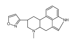 3-[(6aR,9R)-7-methyl-6,6a,8,9,10,10a-hexahydro-4H-indolo[4,3-fg]quinoline-9-yl]-1,2-oxazole结构式