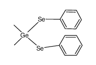 dimethylbis(phenylseleno)germane Structure