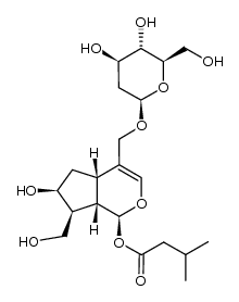 patrinoside-aglycone-11-O-2'-deoxy-β-D-glucopyranoside结构式