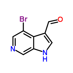 4-Bromo-1H-pyrrolo[2,3-c]pyridine-3-carbaldehyde Structure