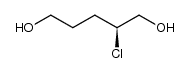 (2S)-2-chloropentane-1,5-diol结构式