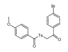 Te-4-bromophenacyl 4-methoxybenzenecarbotelluroate Structure