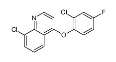 8-Chloro-4-(2-chloro-4-fluorophenoxy)quinoline structure