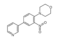 4-(2-nitro-4-(pyridin-3-yl)phenyl)morpholine Structure