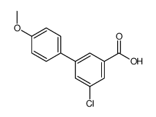 3-chloro-5-(4-methoxyphenyl)benzoic acid结构式