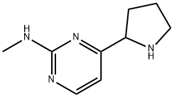 Methyl-(4-pyrrolidin-2-yl-pyrimidin-2-yl)-amine结构式