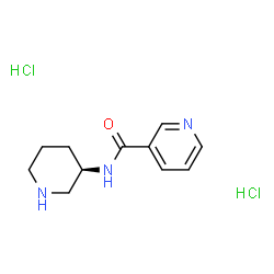 (R)-N-(Piperidin-3-yl)nicotinamide dihydrochloride结构式