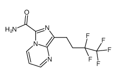 8-(3,3,4,4,4-pentafluorobutyl)imidazo[1,5-a]pyrimidine-6-carboxamide Structure