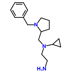 N-[(1-Benzyl-2-pyrrolidinyl)methyl]-N-cyclopropyl-1,2-ethanediamine Structure