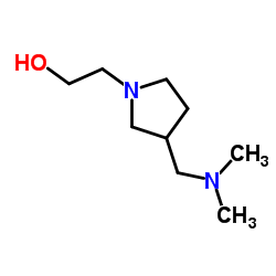 2-{3-[(Dimethylamino)methyl]-1-pyrrolidinyl}ethanol Structure