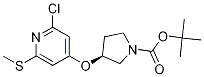 (S)-3-(2-Chloro-6-Methylsulfanyl-pyridin-4-yloxy)-pyrrolidine-1-carboxylic acid tert-butyl ester Structure