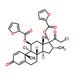11,17-二糠酸莫米松结构式