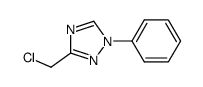 3-(Chloromethyl)-1-phenyl-1H-1,2,4-triazole structure