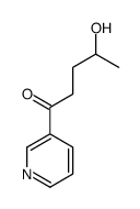 4-hydroxy-1-pyridin-3-ylpentan-1-one结构式