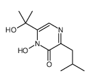 1-Hydroxy-6-(1-hydroxy-1-methylethyl)-3-isobutyl-2(1H)-pyrazinone Structure