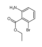 Ethyl 2-amino-6-bromobenzoate结构式