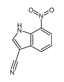 7-nitro-1H-indole-3-carbonitrile Structure