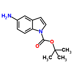 1-Boc-5-aminoindole Structure