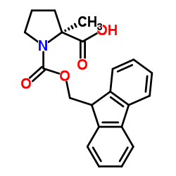 (S)-N-FMOC-Α-METHYLPROLINE structure