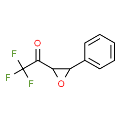 Ethanone, 2,2,2-trifluoro-1-(3-phenyloxiranyl)- (9CI)结构式