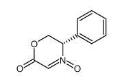 (5S)-5,6-dihydro-5-phenyl-2H-1,4-oxazin-2-one-N-oxide结构式