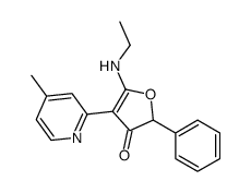 3(2H)-Furanone,5-(ethylamino)-4-(4-methyl-2-pyridinyl)-2-phenyl- picture