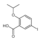 5-iodo-2-propan-2-yloxybenzoic acid结构式