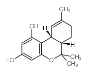 cis-6a,7,8,10a-tetrahydro-6,6,9-trimethyl-6h-dibenzo[b,d]pyran-1,3-diol structure