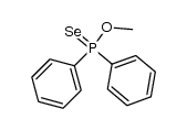 O-methyl-P,P-diphenylselenophosphinate Structure