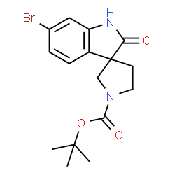 tert-Butyl 6-bromo-2-oxospiro[indoline-3,3'-pyrrolidine]-1'-carboxylate picture