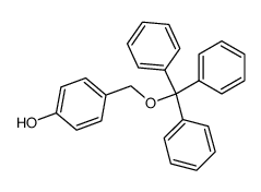 4-((trityloxy)methyl)phenol Structure