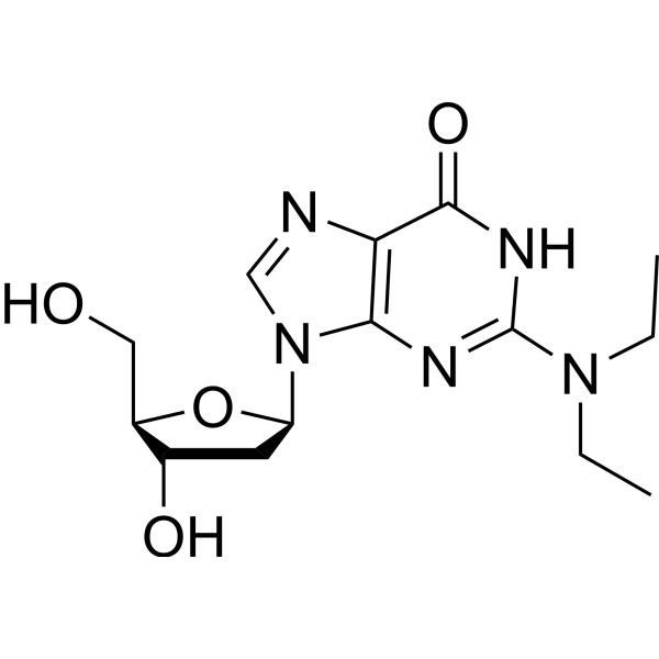 2’-Deoxy-N2,N2-diethyl guanosine结构式