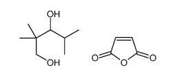 furan-2,5-dione,2,2,4-trimethylpentane-1,3-diol Structure