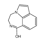 3,4-Dihydropyrrolo(3,2,1-jk)(1,4)benzodiazepin-1(2H)-one结构式