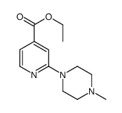 ethyl 2-(4-methylpiperazin-1-yl)pyridine-4-carboxylate Structure