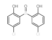 Phenol,2,2'-sulfinylbis[4-chloro- (6CI,7CI,8CI,9CI) structure