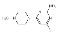 4-Chloro-6-(4-methylpiperazin-1-yl)pyrimidin-2-amine Structure