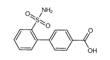 2-磺酰基-联苯-4-羧酸结构式