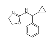 N-[cyclopropyl(phenyl)methyl]-4,5-dihydro-1,3-oxazol-2-amine Structure