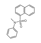 N-methyl-naphthalene-1-sulfonanilide Structure