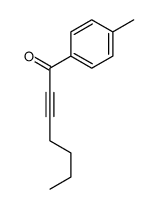 1-(4-methylphenyl)hept-2-yn-1-one结构式