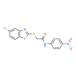 2-[(5-Chloro-1,3-benzothiazol-2-yl)sulfanyl]-N-(4-nitrophenyl)acetamide picture