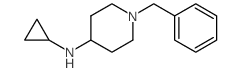 1-benzyl-N-cyclopropylpiperidin-4-amine structure