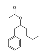 α-butylphenethyl acetate Structure