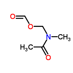 [Acetyl(methyl)amino]methyl formate结构式